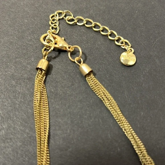 Stunning ALFANI Vintage Twisted Chain with Heavy Rhinestones Necklace - Picture 3 of 6